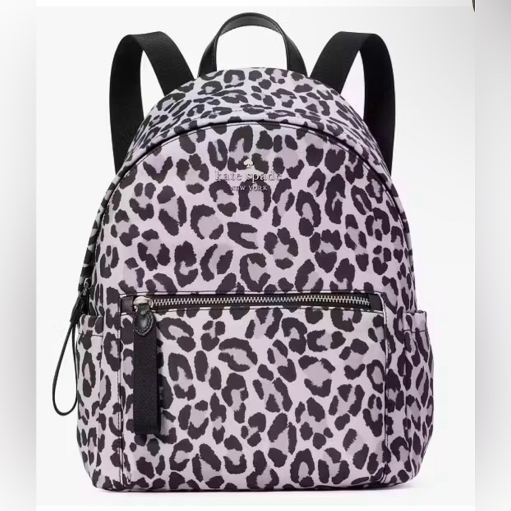 NWT MSRP $399 Kate Spade Leopard Print Backpack
